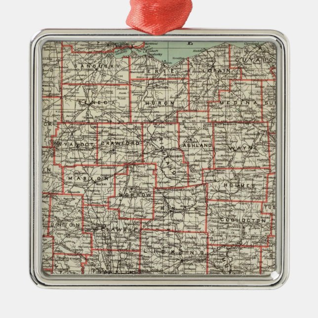 Staat von Ohio Ornament Aus Metall (Vorne)