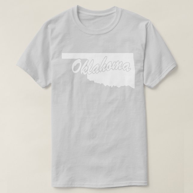Staat von Oklahoma Form T - Shirt (Design vorne)