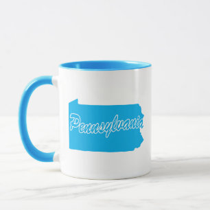 Staat von Pennsylvania Form Tasse
