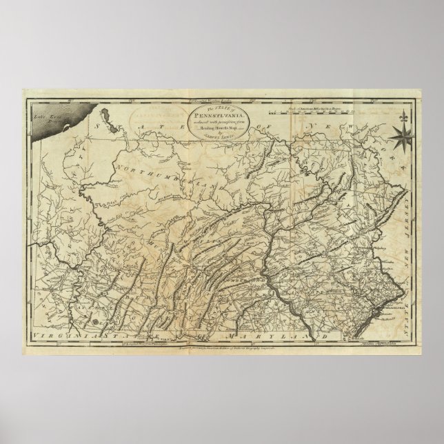 Staat von Pennsylvania Poster (Vorne)