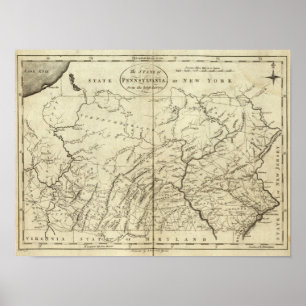 Staat von Pennsylvania Poster