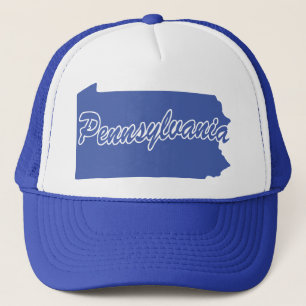 Staat von Pennsylvania Shape Trucker Hat Truckerkappe