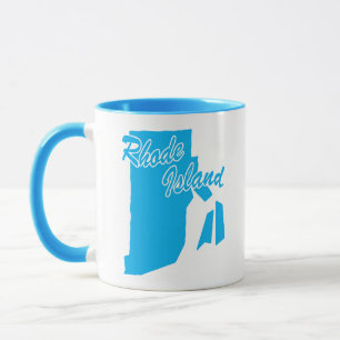 Staat von Rhode Island Form Tasse