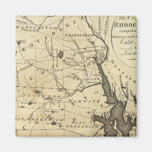 Staat von Rhode Island Magnet