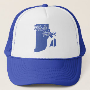 Staat von Rhode Island Shape Trucker Hat Truckerkappe