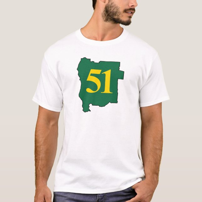 Staat von Staat Jeffersons 51. T-Shirt (Vorderseite)
