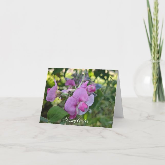 Staat von Sweet Pea Grace Feiertagskarte (Vorderseite)