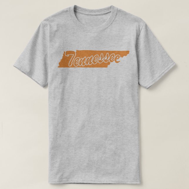 Staat von Tennessee-Form T - Shirt (Design vorne)