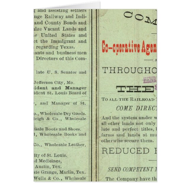 Staat von Texas (Vorne)