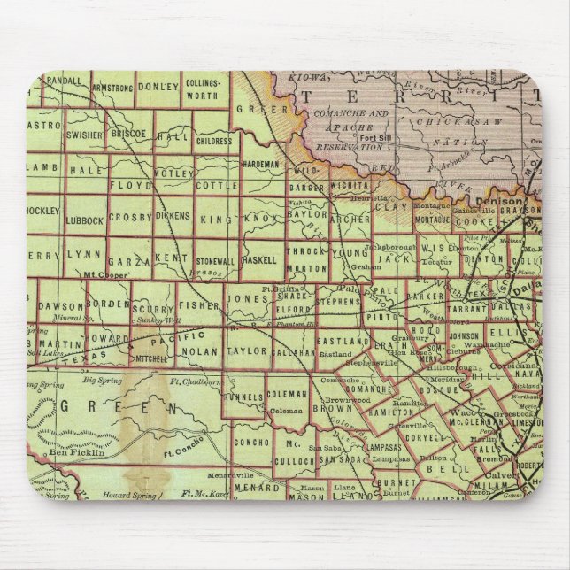 Staat von Texas 3 Mousepad (Vorne)