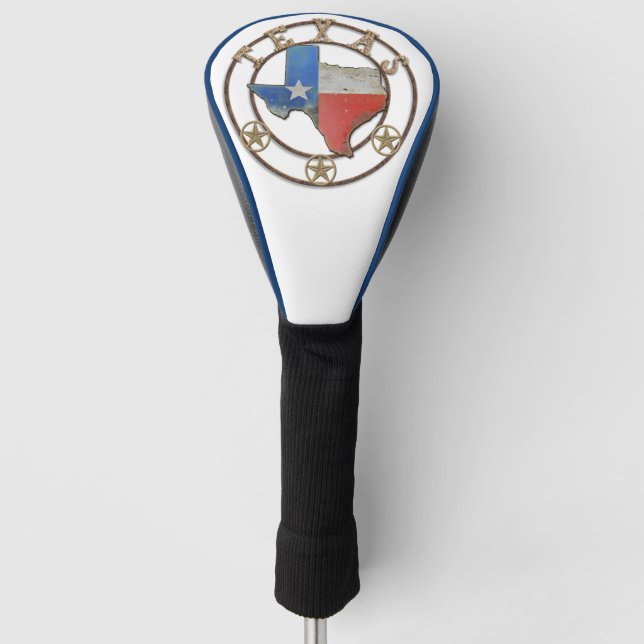 Staat von Texas-Schmiedeeisen Golf Headcover (Vorderseite)