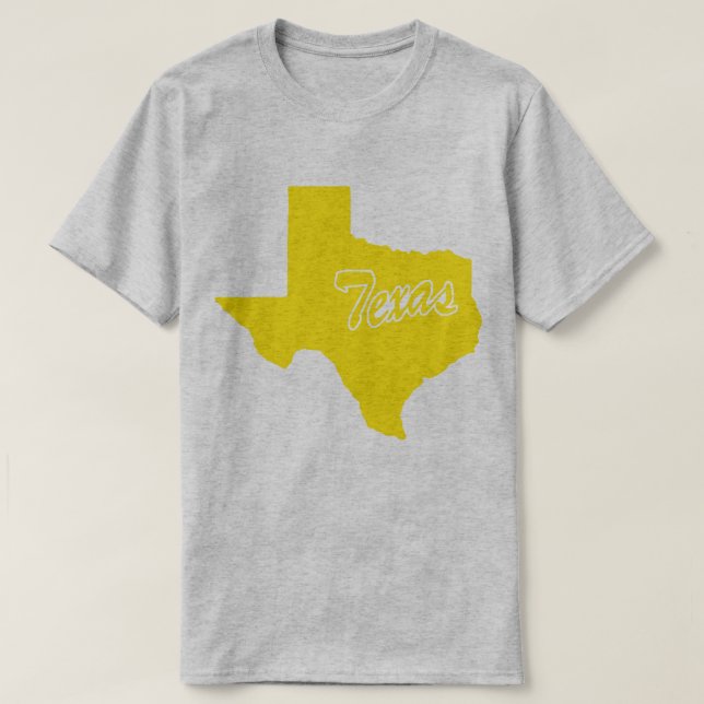 Staat von Texas Shape-T - Shirt (Design vorne)