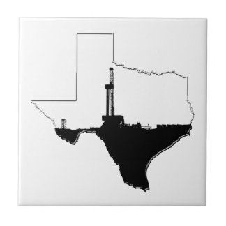 Staat von Texas und von Erdölbohrungs-Anlage Fliese