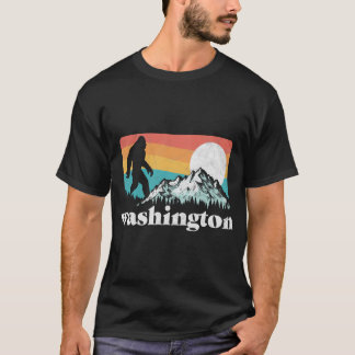 Staat von Washington Pacific Northwest Bigfoot Mou T-Shirt