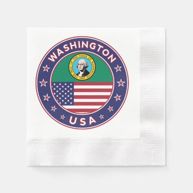 Staat von Washington Serviette (Vorderseite)