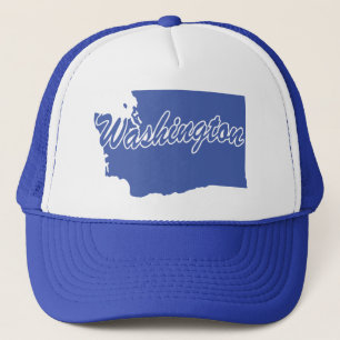 Staat von Washington Shape Trucker Hat Truckerkappe