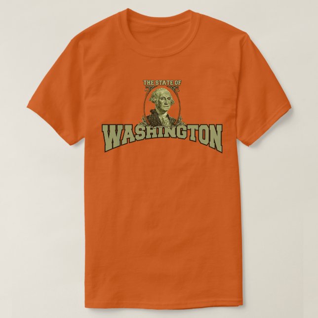 Staat von Washington T-Shirt (Design vorne)