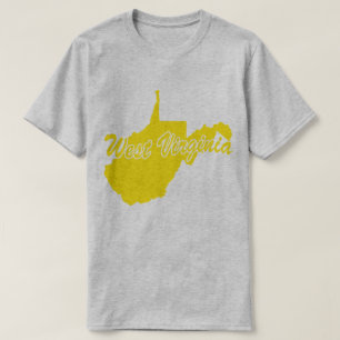 Staat von West-Virginia Form T - Shirt