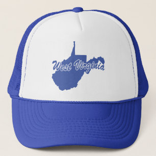 Staat von West Virginia Shape Trucker Hat Truckerkappe