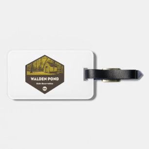 Staat Walden Pond Massachusetts Gepäckanhänger