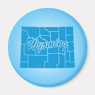 Staat Wyoming Magnet