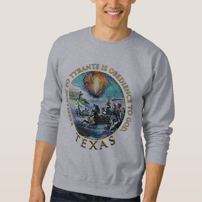 Staaten von Rebellion TEXAS Sweatshirt (Vorderseite)