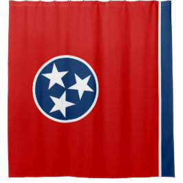 Staatliche Flagge des Tennessee-Duschvorhangs Duschvorhang