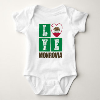 Staatliche Flaggen der Republik Kalifornien Herz M Baby Strampler