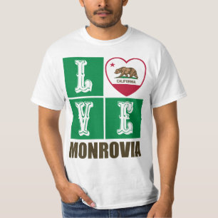 Staatliche Flaggen der Republik Kalifornien Herz M T-Shirt