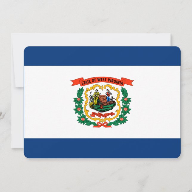 Staatliche Flaggengestaltung West Virginia (Vorderseite)