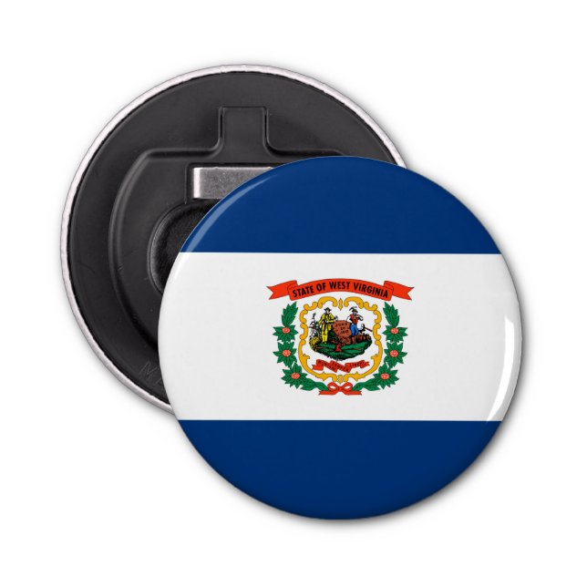 Staatliche Flaggengestaltung West Virginia Flaschenöffner (Vorderseite)