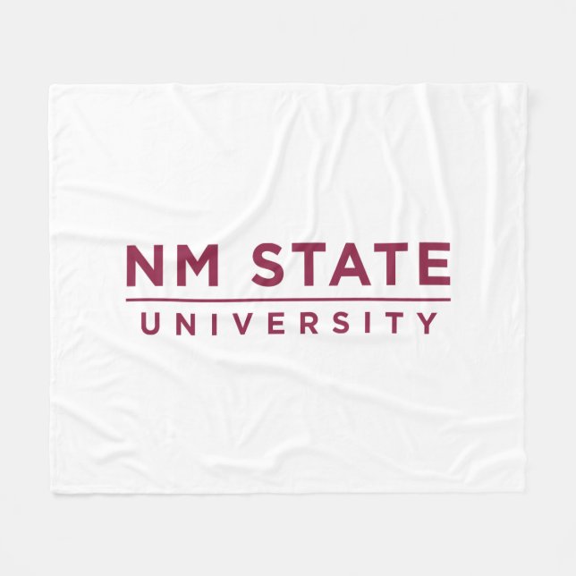 Staatliche Universität von New Mexico Fleecedecke (Vorderseite (Horizontal))