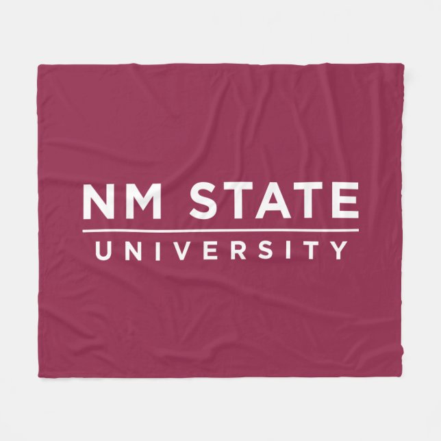 Staatliche Universität von New Mexico Fleecedecke (Vorderseite (Horizontal))
