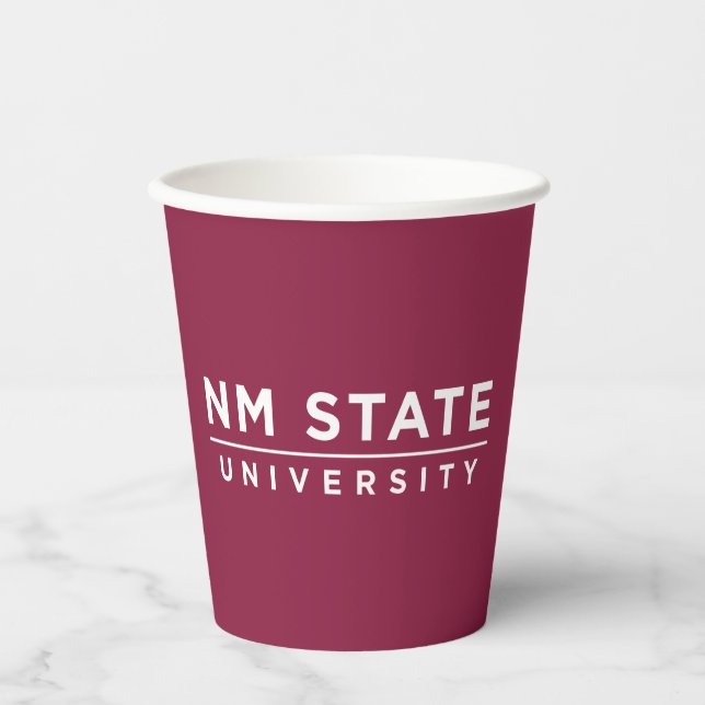 Staatliche Universität von New Mexico Pappbecher (Vorderseite)