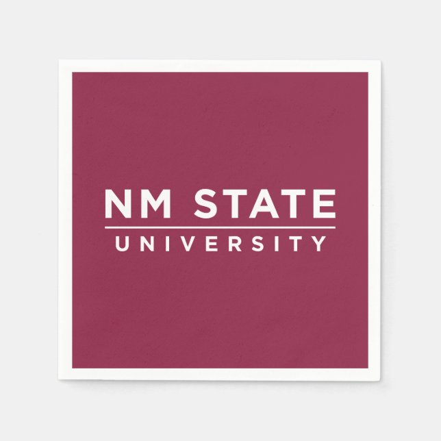 Staatliche Universität von New Mexico Serviette (Vorderseite)