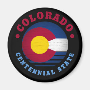 STAATLICHER FLAG VON COLORADO MAGNET