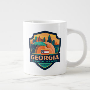 Staatlicher Stolz Georgia Jumbo-Tasse