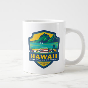 Staatlicher Stolz Hawaii Jumbo-Tasse