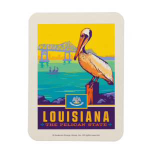 Staatlicher Stolz   Louisiana Magnet