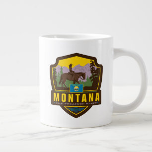 Staatlicher Stolz Montana Jumbo-Tasse
