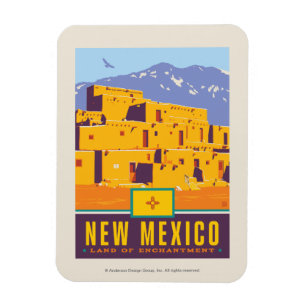 Staatlicher Stolz   New Mexico Magnet
