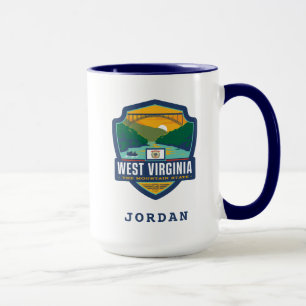 Staatlicher Stolz West Virginia Tasse