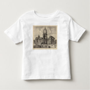 Staats-Hauptstadts-Gebäude, Springfield, krank Kleinkind T-shirt