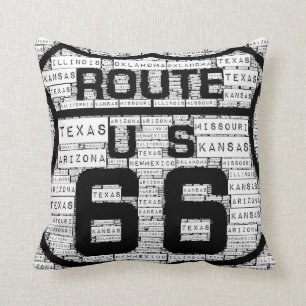 Staats-Kissen des Weg-66 Kissen