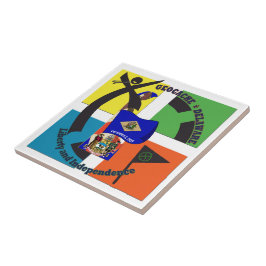 STAATS-MOTTO DELAWARE GEOCACHER FLIESE