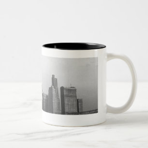 Staats-New York Cityskyline USA New York Zweifarbige Tasse
