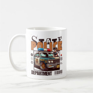 Staats Polizeibehörde Kaffeetasse