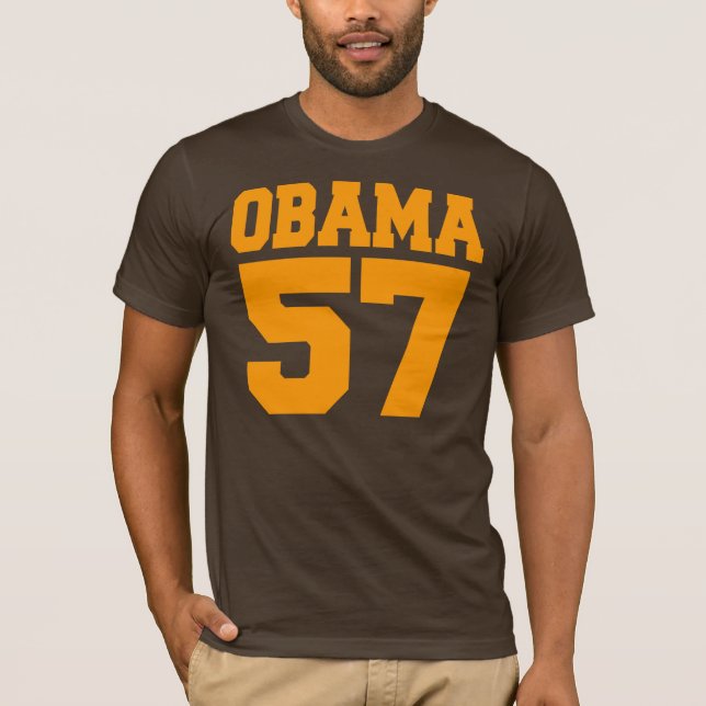 Staats-T-Shirt Obama 57 T-Shirt (Vorderseite)