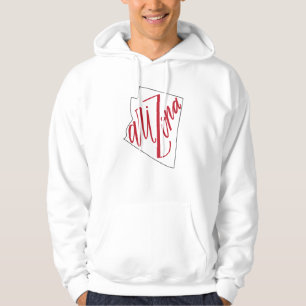 Staats-Typografie-Entwurf Arizonas   Hoodie