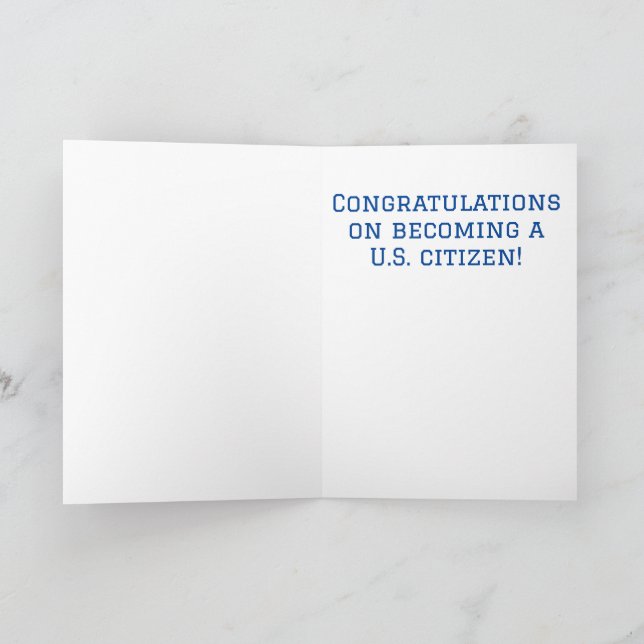 Staatsbürgerkarte Mexican American Karte (Innenseite)